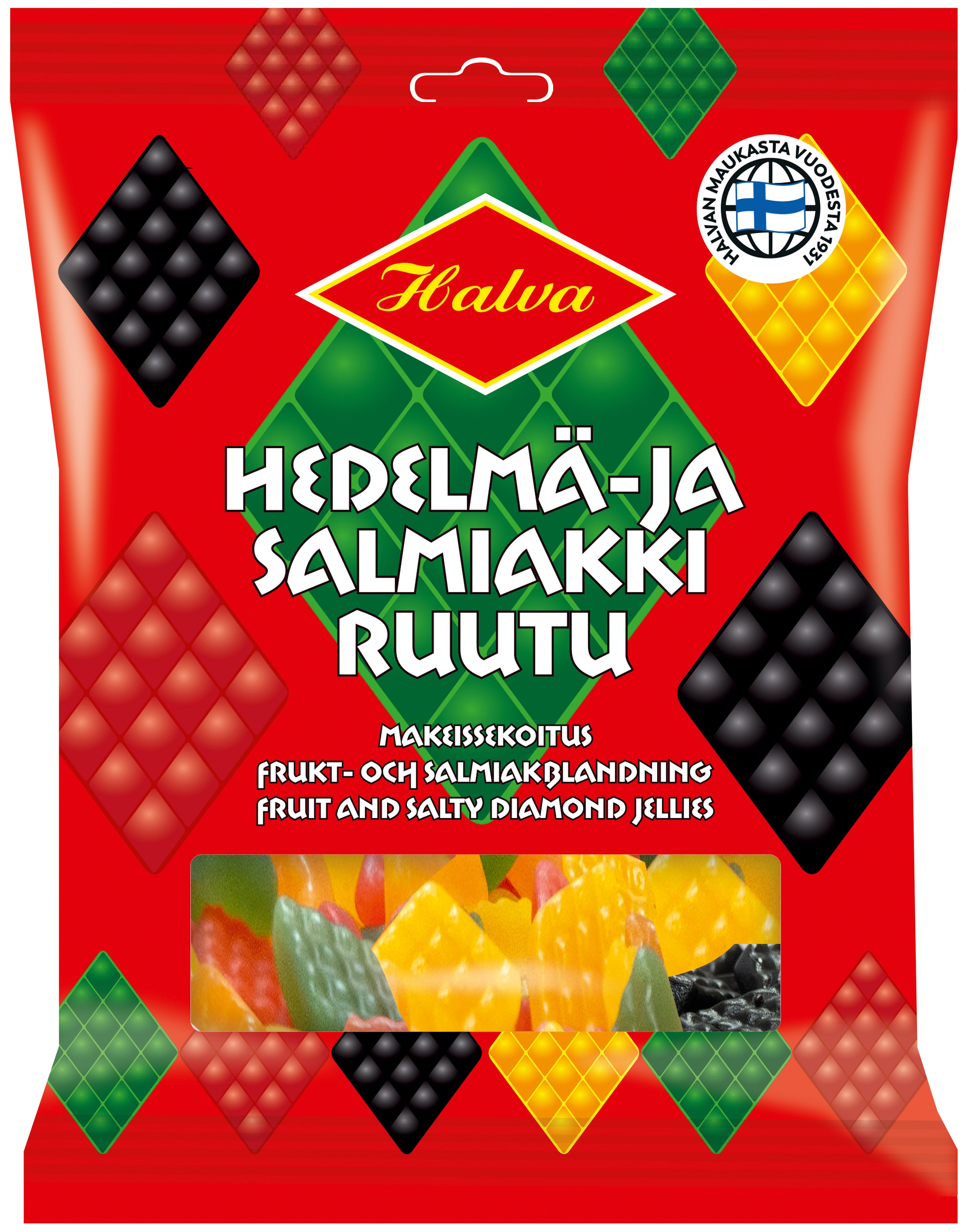 Halva Fruit & Salty Diamond Jellies 300 g