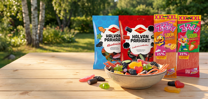 Kesän 2026 makeisuutuudet: Halva tuo markkinoille kirpeitä herkkuja ja kotimaisia suosikkeja