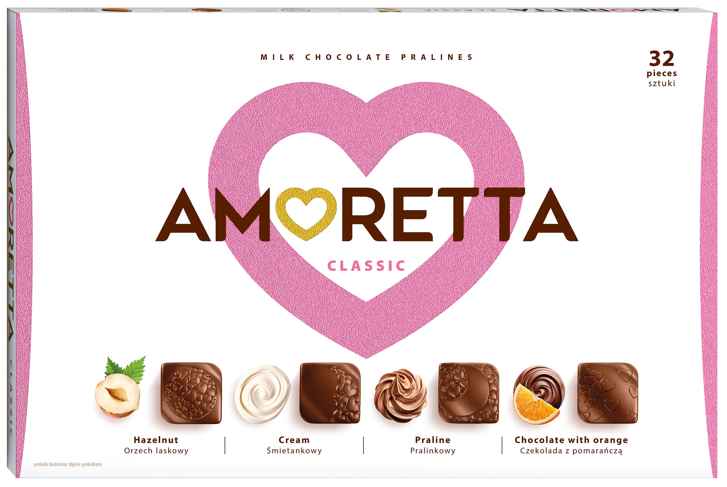 Mieszko Amoretta Classic chocolate pralines 215 g