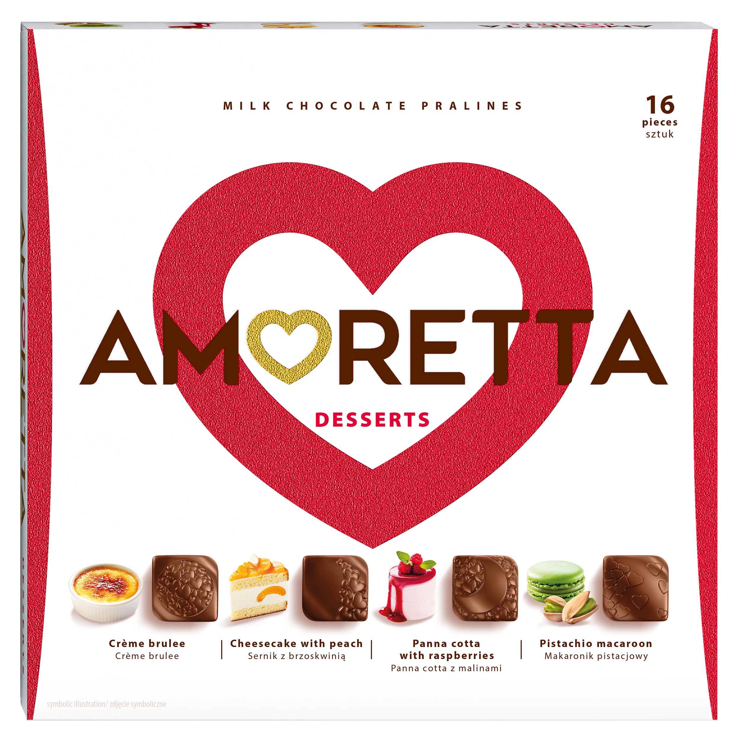 Mieszko Amoretta Dessert chocolate pralines 106 g