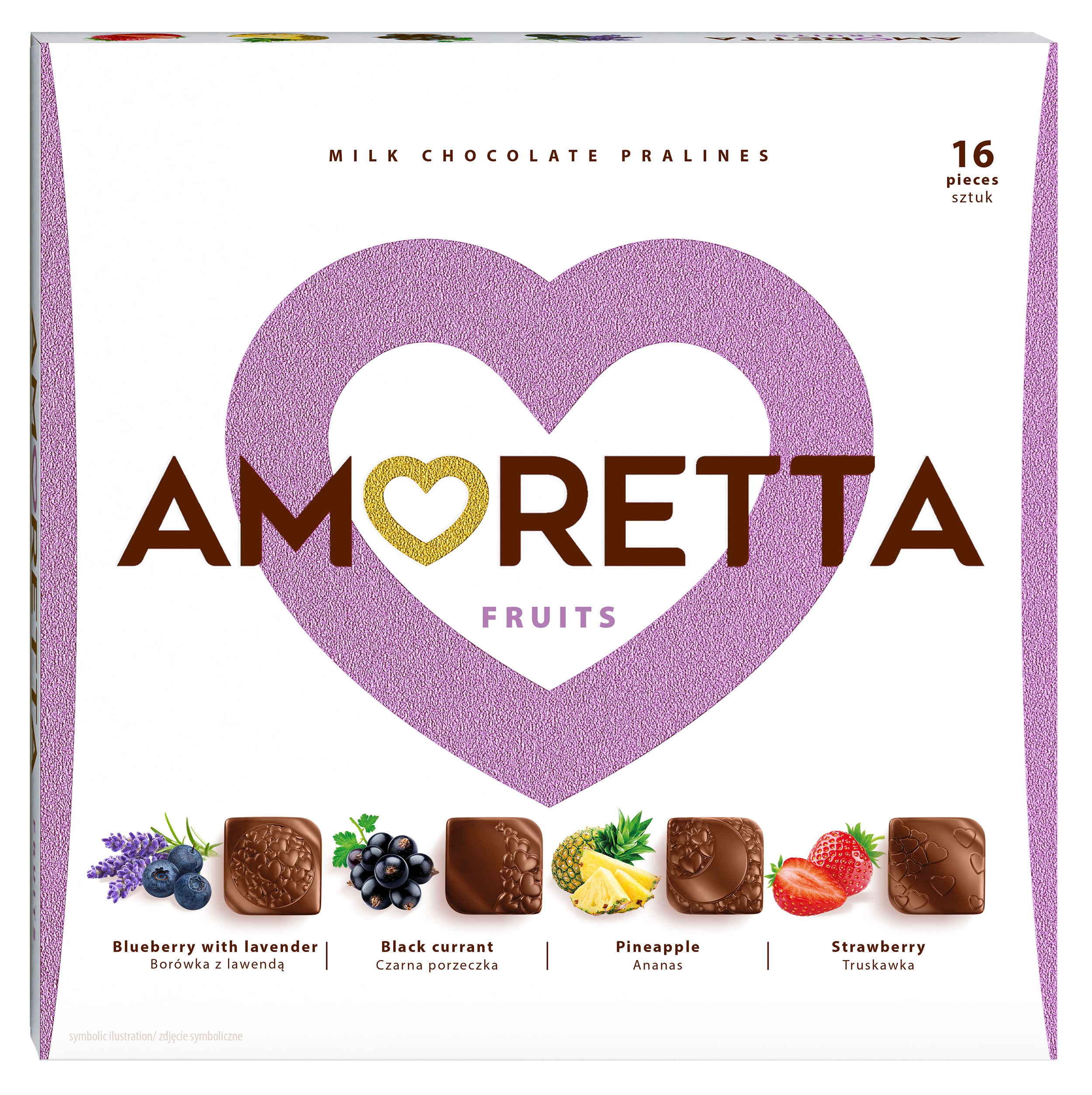 Mieszko Amoretta Fruits chocolate pralines 109 g
