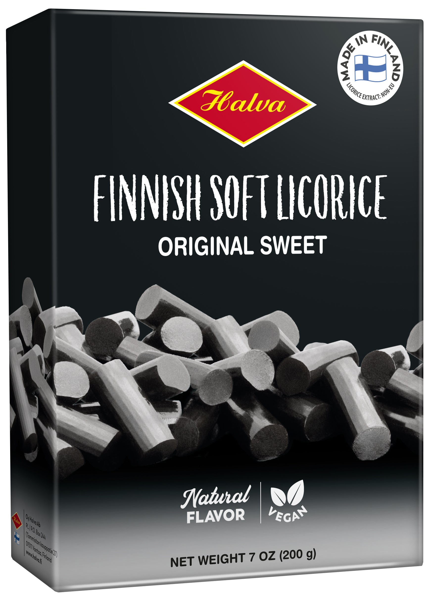 Halva Finnish Soft Licorice 200 g