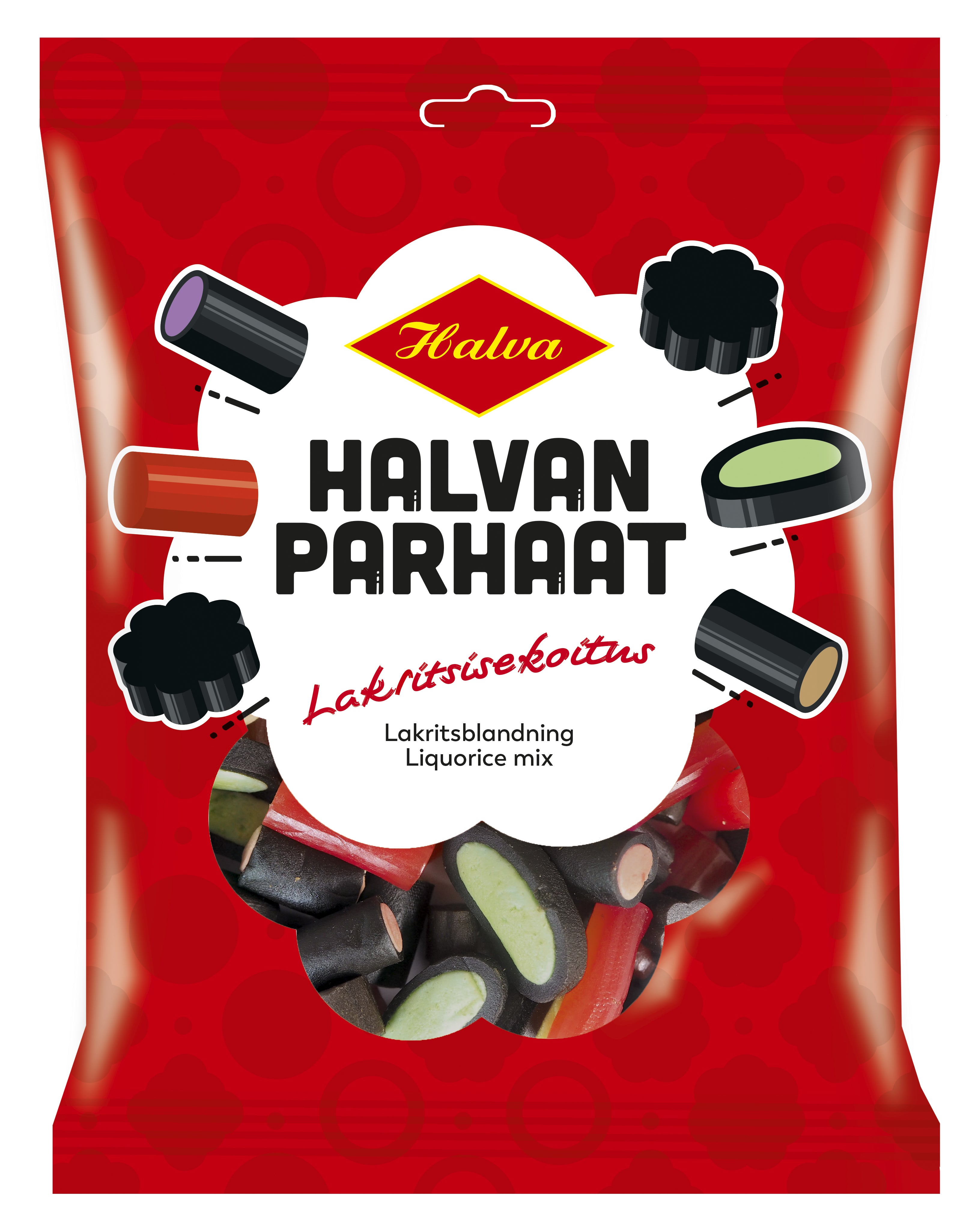 Halva Halvan Parhaat Lakritsisekoitus 350 g