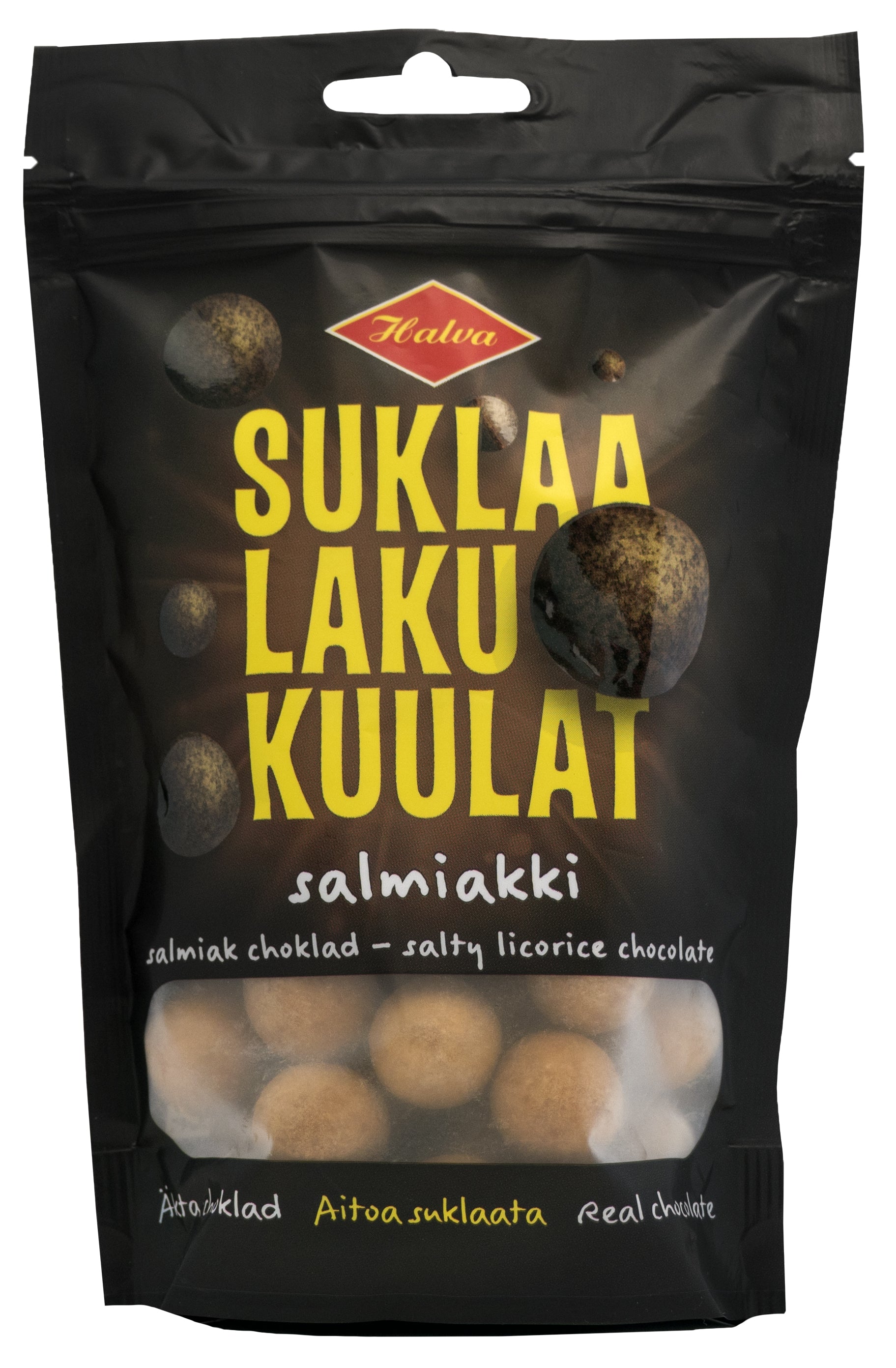 Halva Suklaalakukuulat salmiakki 100 g