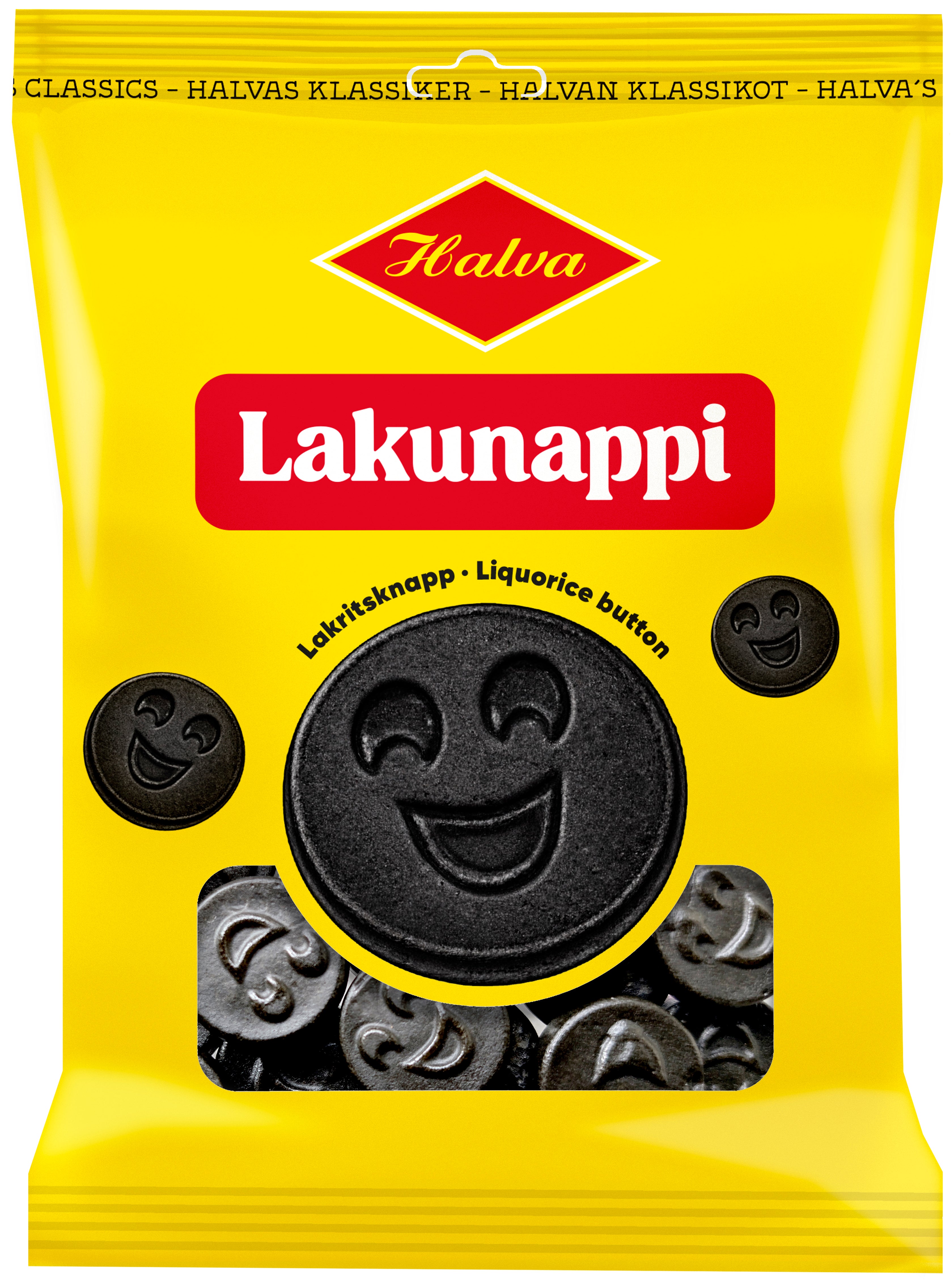 Halva Licorice button 200 g